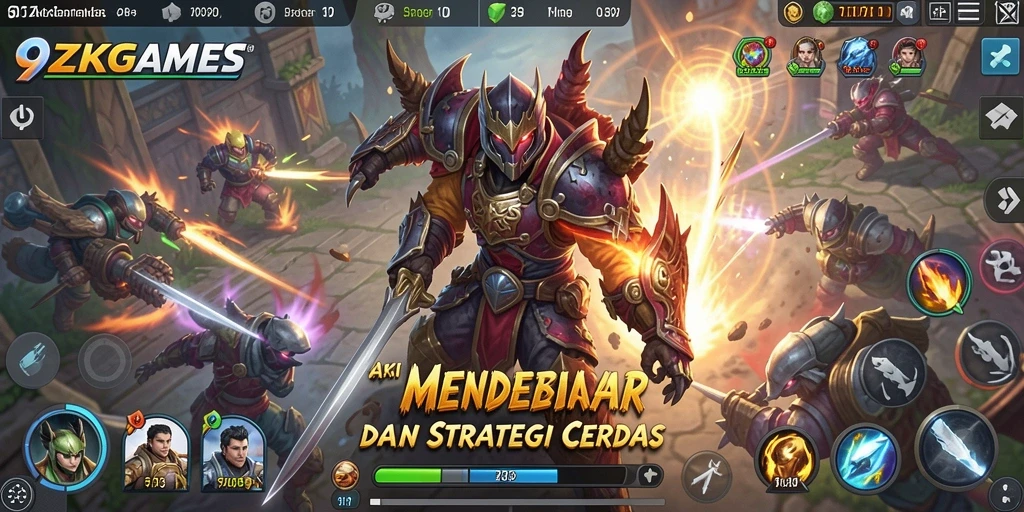 Gameplay seru dan aksi mendebarkan di 9ZKGAMES.