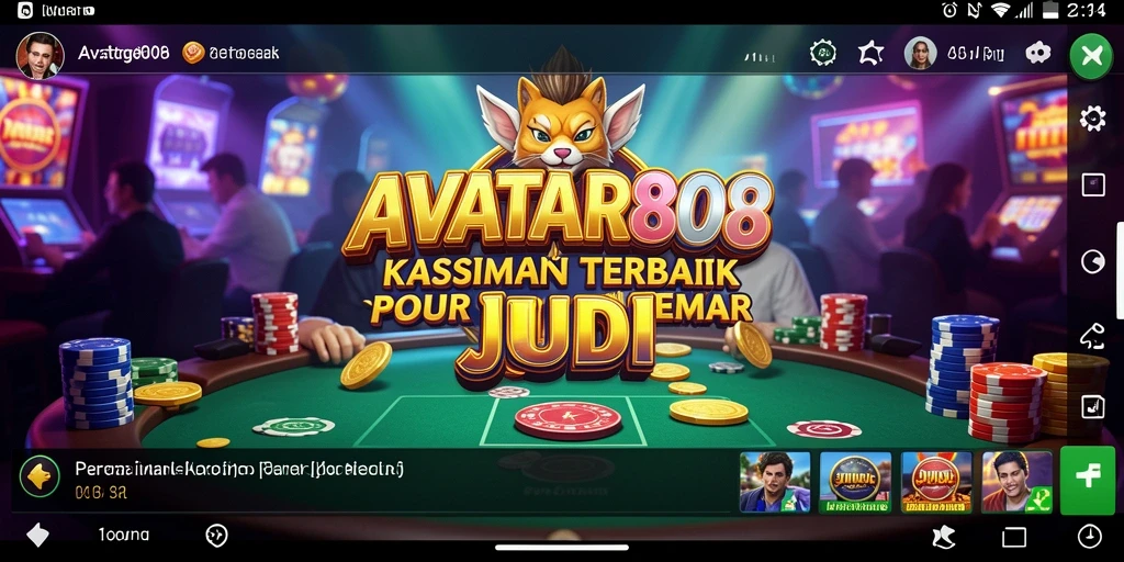 Tampilan gameplay Kasino yang menarik di AVATAR808.