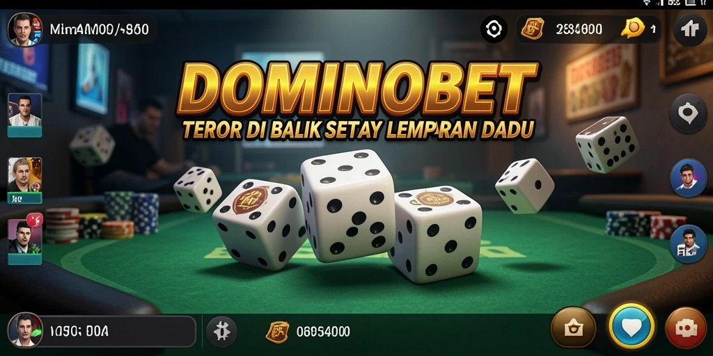 Screenshot menampilkan adegan menegangkan dari gameplay DOMINOBET.