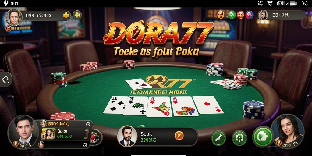 Gameplay seru menyajikan poker dengan antarmuka menarik di DORA77.