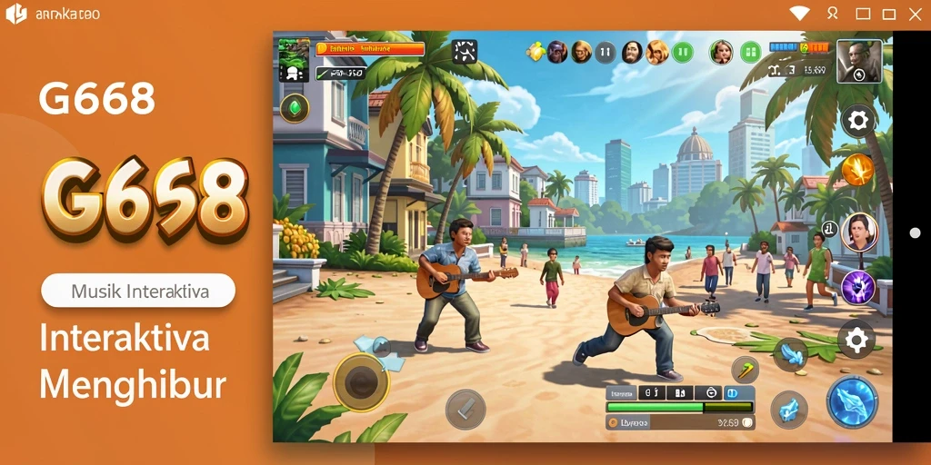 Tampilan gameplay seru dan interaktif dari G668.