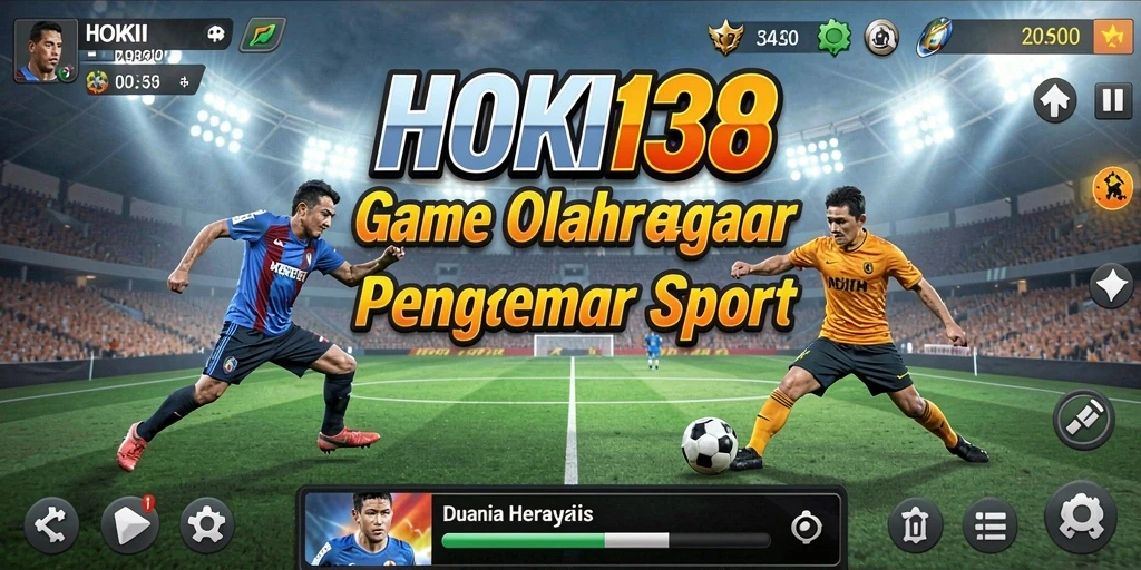 Screenshot HOKI138 menampilkan aksi seru dalam pertandingan olahraga.