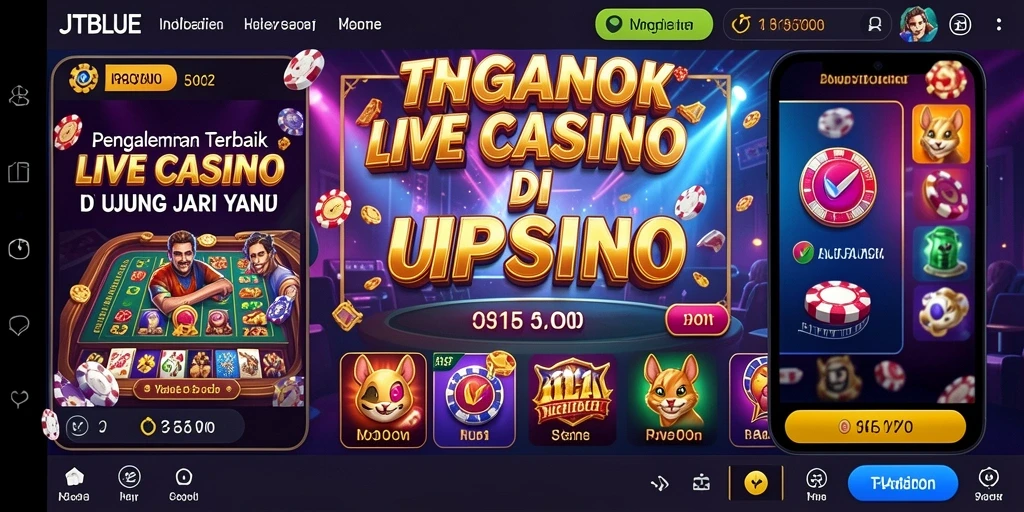 Tampilan gameplay menarik dari permainan Live Casino JTBLUE.