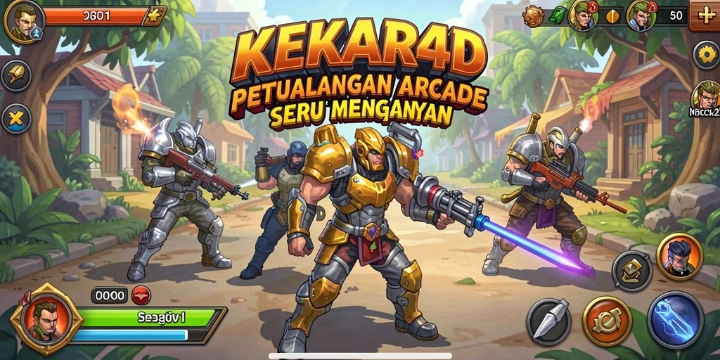 Tampilan gameplay seru dan menegangkan dari KEKAR4D.