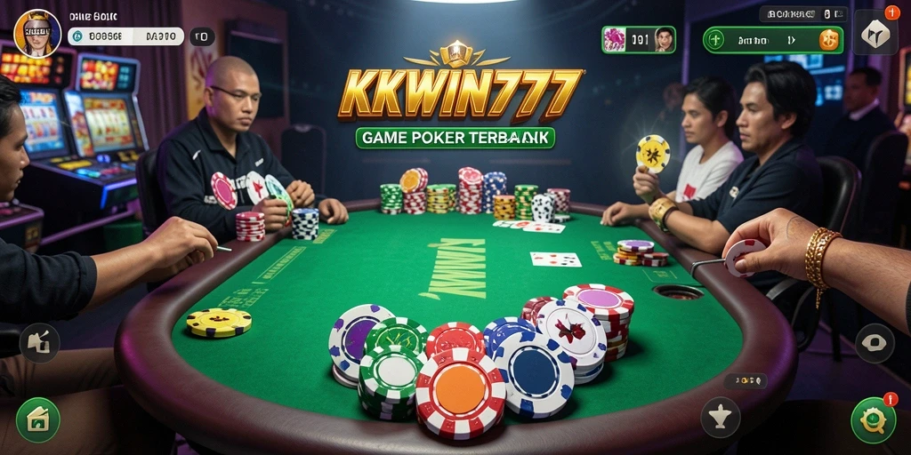 Gameplay KKWIN777 yang mendebarkan dan penuh strategi poker.