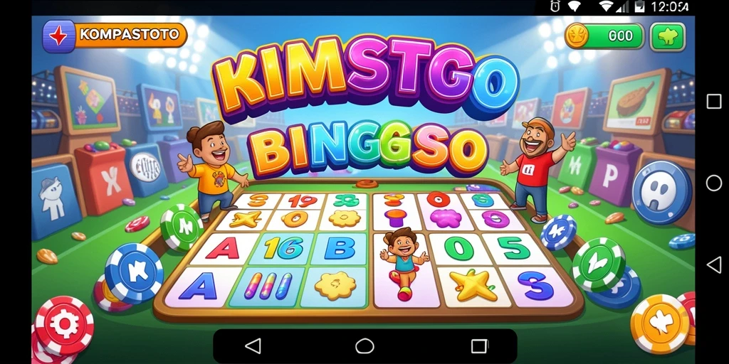 Screenshot utama KOMPASTOTO menampilkan gameplay Bingo yang seru dan interaktif.