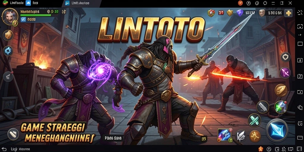 Tangkapan layar dari gameplay LINITOTO menunjukkan taktik yang mendebarkan.
