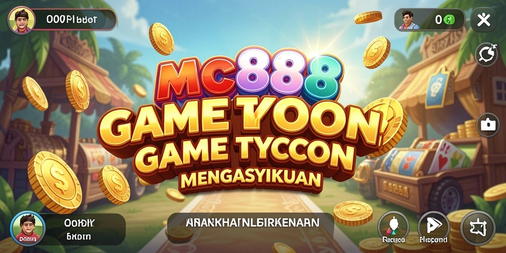 Screenshot yang menampilkan gameplay seru MC888 dengan berbagai elemen manajemen.