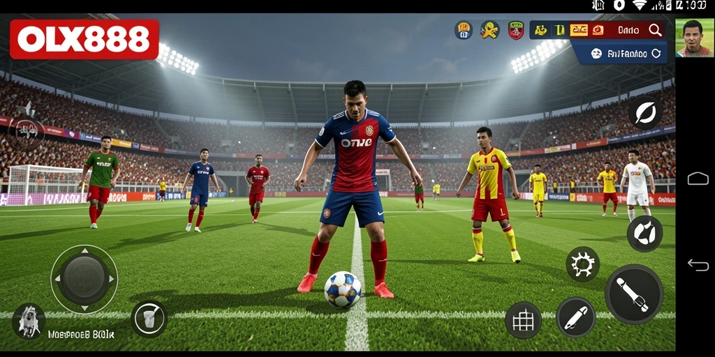 Gameplay seru di OLX888, tunjukkan kemampuan sepak bola Anda!