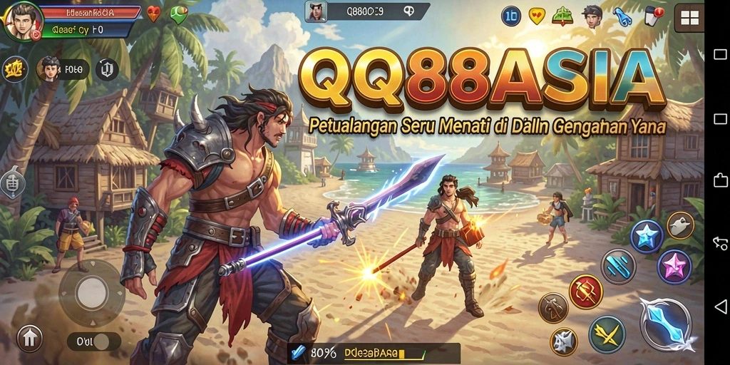 Tampilan menarik gameplay QQ88ASIA dalam petualangan seru.