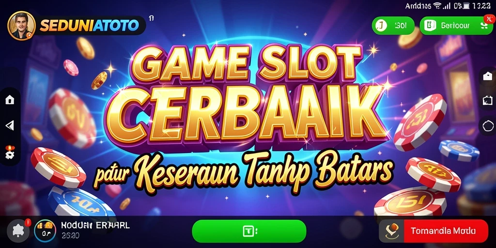 Tampilan gameplay menarik dari SEDUNIATOTO dengan putaran slot yang seru.