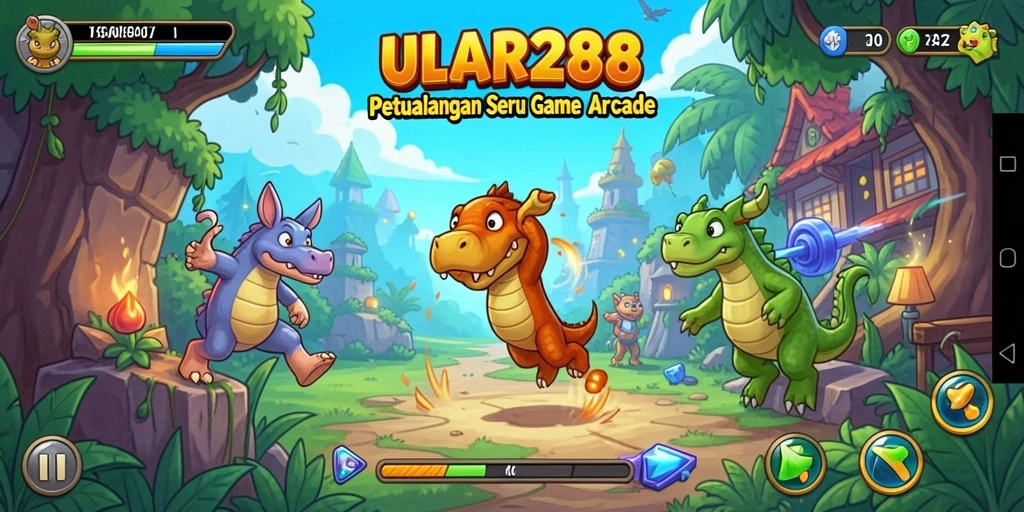 Tangkapan layar dari gameplay seru ULAR288 dalam aksi.